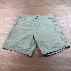 Kuhl Hiking Shorts Mens 32 Khaki Outdoor Utility Trail Cargo 8” Inseam